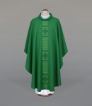 Ornat zielony z krzyżami 