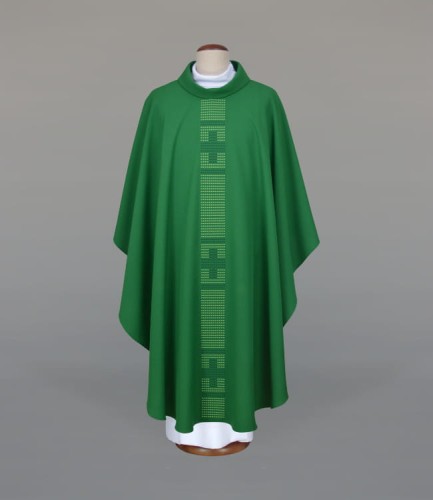 ornat w kolorze zielonym