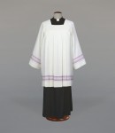 Komża kanonicka ecru 