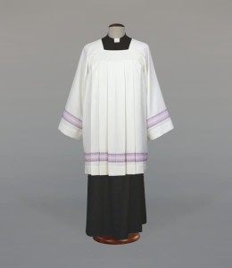 Komża kanonicka ecru 