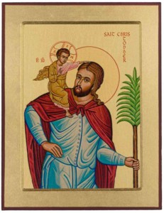 Ikona Święty Krzysztof