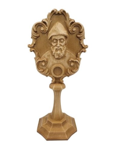 Relikwiarz drewniany św. Charbel-1