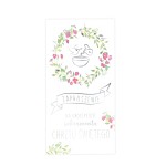 Zaproszenie na Chrzest Święty - różowe - 10 szt.