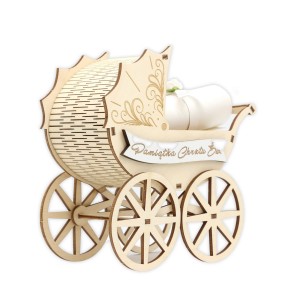 Pamiątka Chrztu Świętego - wózeczek 