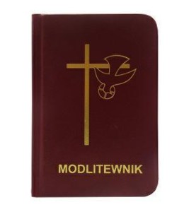 Modlitewnik mały złocony - bordo. 