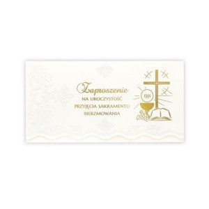 Zaproszenie na uroczystość sakramentu Bierzmowania - 10 szt.