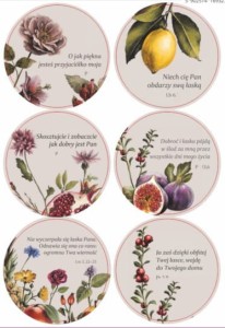 Zestaw naklejek – botanic