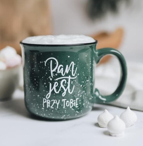 Kubek vintage – Pan jest przy tobie