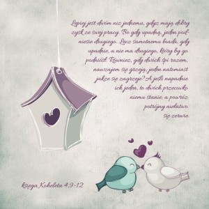 Podstawka korkowa – Lepiej jest dwóm