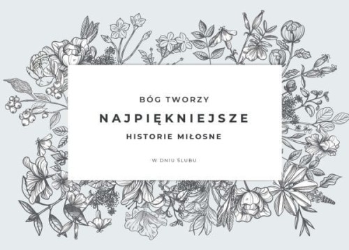 Kartka składana – Bóg tworzy najpiękniejsze
