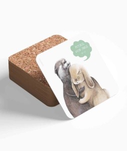 Podstawka korkowa – Przyjaciel kocha zawsze