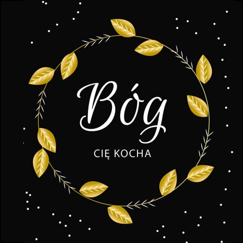 Podstawka korkowa – Bóg Cię kocha