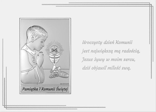 pamiątka I Komunii Świętej