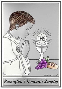 Obrazek pierwszokomunijny dla chłopca W/6795COL