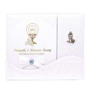 Pamiątka I Komunii Świętej od Ojca Chrzestnego- książeczka