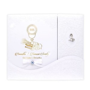 Pamiątka I Komunii Świętej od babci i dziadka - książeczka