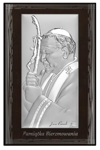 pamiątka bierzmowania Jan Paweł II