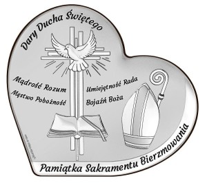 Obrazek - pamiątka Bierzmowania W/6812