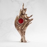 Relikwiarz z brązu Św. Andrzej Bobola