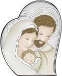 Obraz posrebrzany - różne rozmiary - Przenajświętsza Rodzina W/6845COL