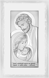 Święta Rodzina - obraz z cytatem W/6810