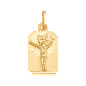 Złoty medalik z wizerunkiem Jezusa Chrystusa 