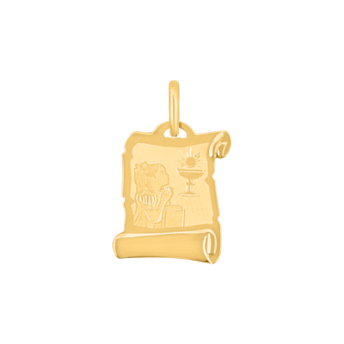 medalik złoty I Komunia Św.