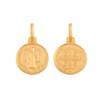 Medalik ze złota - Święty Benedykt