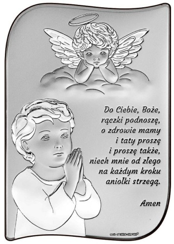 obrazek z modlitwą dla dziecka