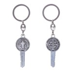 Brelok św. Benedykt - klucz 