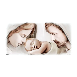 Święta Rodzina - obraz malowany na drewnie