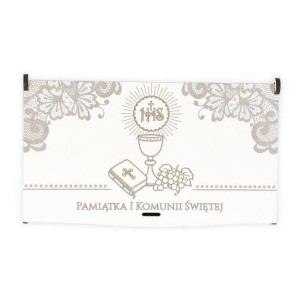 Pudełko drewniane pamiątka I Komunia Świętej