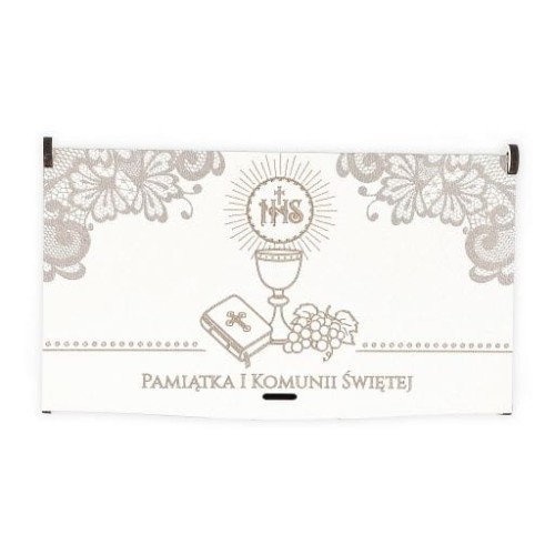 Pudełko drewniane pamiątka I Komunia Świętej