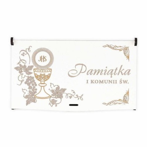 Pudełko drewniane pamiątka I Komunia Świętej