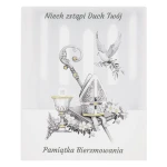 Obrazek na Bierzmowanie malowany na drewnie