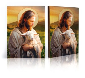 Ikona z certyfikatem - Jezus Chrystus Dobry Pasterz