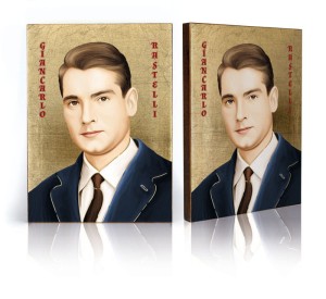 Ikona z certyfikatem - Giancarlo Rastelli