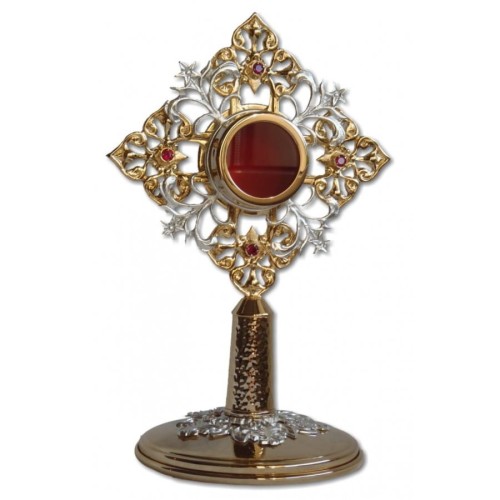 Relikwiarz bogato zdobiony 24 cm