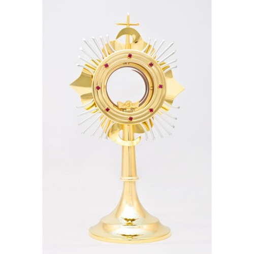 Monstrancja z kamieniami 43 cm-1