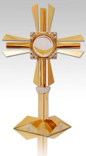 Monstrancja w kształcie krzyża