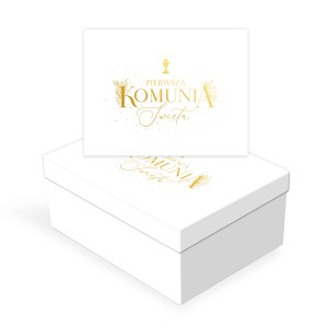 Pudełka wysokie M + L Komunia 