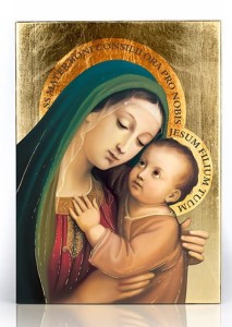 Ikona z certyfikatem - Matka Boża dobrej rady