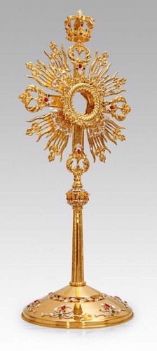 monstrancja z koroną