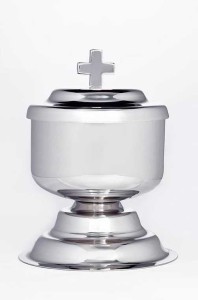 Lavabo vasculum mosiężne niklowane LV022b