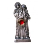 Relikwiarz mosiężny RLK062 - Św. Fransiszek i Klara