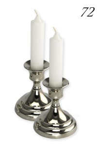 Świeczniki liturgiczne metalowe –  1 sztuka 
