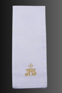 Zestaw puryfikaterzy - 5 sztuk- haft złoty IHS z krzyżem