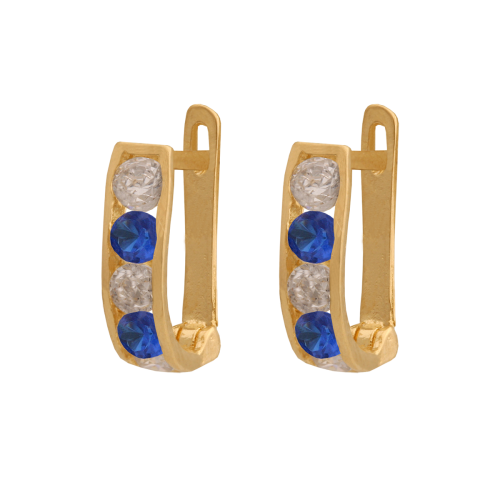 kolczyki z cyrkonią