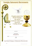 Dyplom - pamiątka Sakramentu Bierzmowania