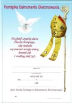 Dyplom - pamiątka Sakramentu Bierzmowania